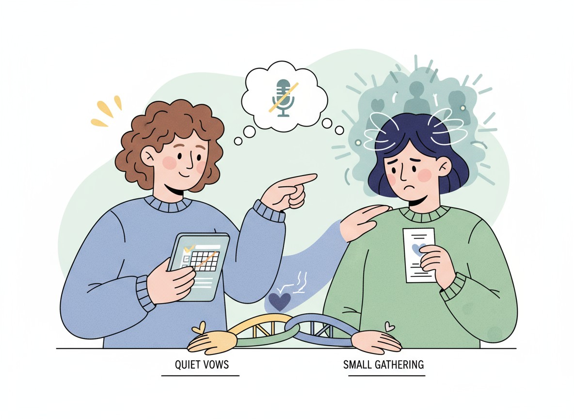 How to Handle Wedding Planning When Your Partner Has Social Anxiety